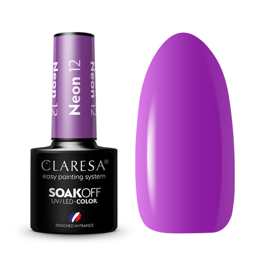 CLARESA NEON 12 hybrid varnish -5g