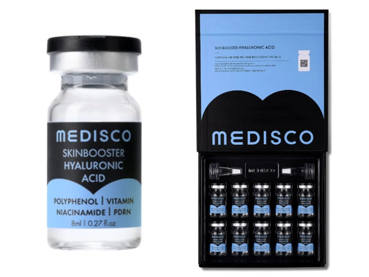 Medisco HYALURONIC ACID Skin Booster für Microneedling – 10×8 ml Set