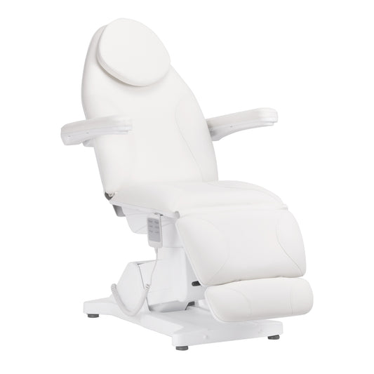 Elektrické kosmetické křeslo Sillon Basic 3 motory. bílý