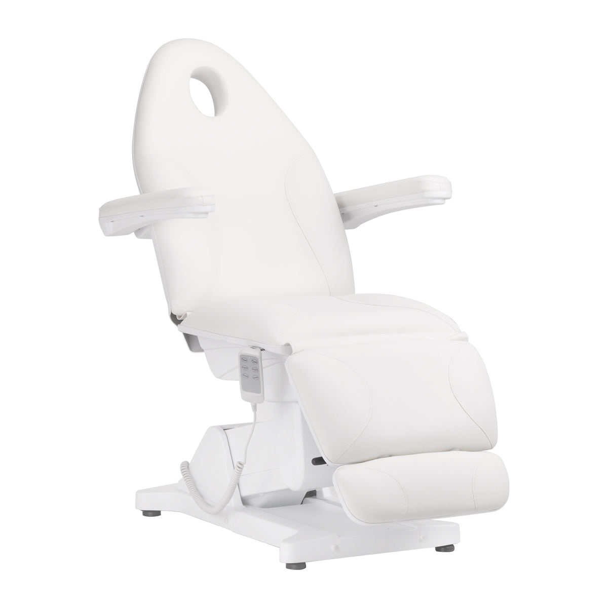 Elektrické kosmetické křeslo Sillon Basic 3 motory. bílý