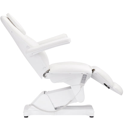 Elektrické kosmetické křeslo Sillon Basic 3 motory. bílý