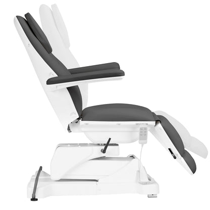 Elektrické kosmetické křeslo Sillon Basic 3 motory. otočná šedá
