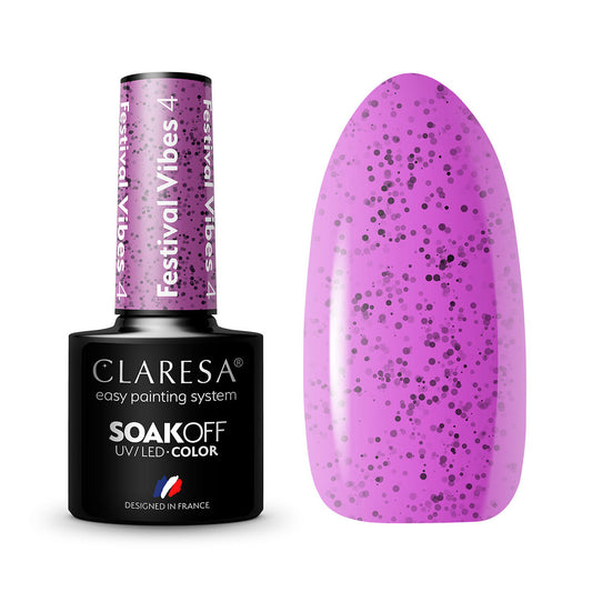 CLARESA Hybrid nail polish Festival Vibes 4 -5g