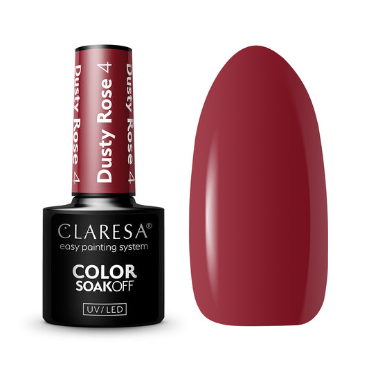 CLARESA Hybrid nail polish DUSTY ROSE 4 -5g