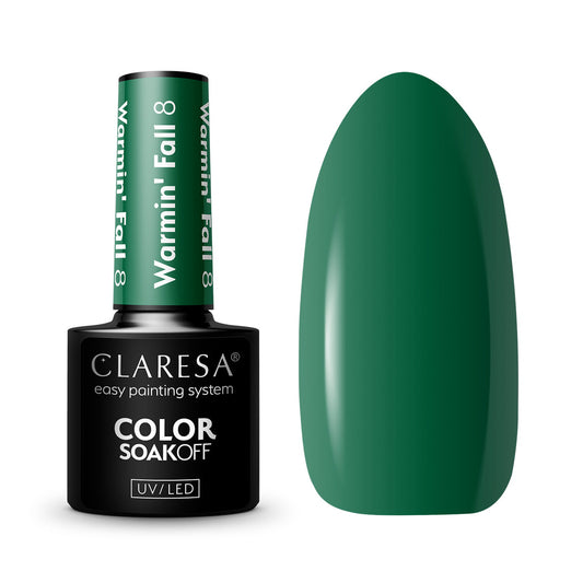 CLARESA Hybrid varnish WARMIN"FALL 8 -5g