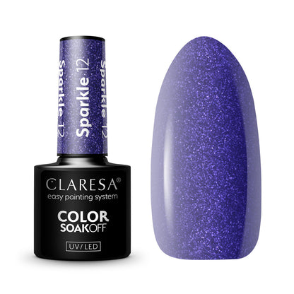 CLARESA Hybrid varnish SPARKLE 12 -5g