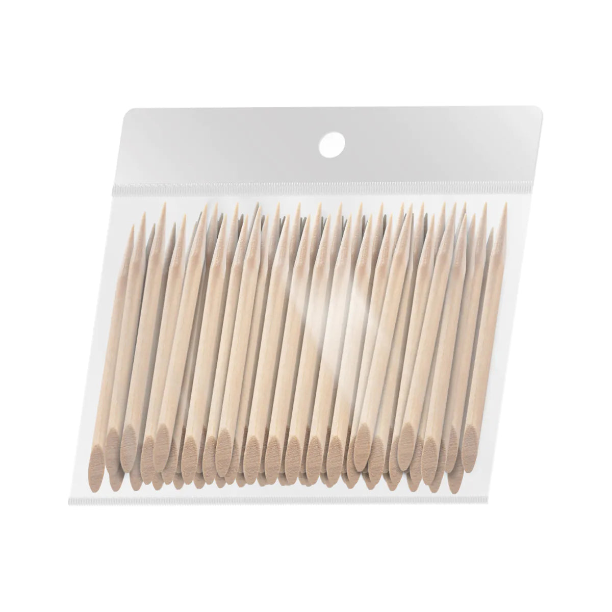 100 ks dřevěné tyčinky na manikúru na kůžičku 6,5 cm OCHO NAILS