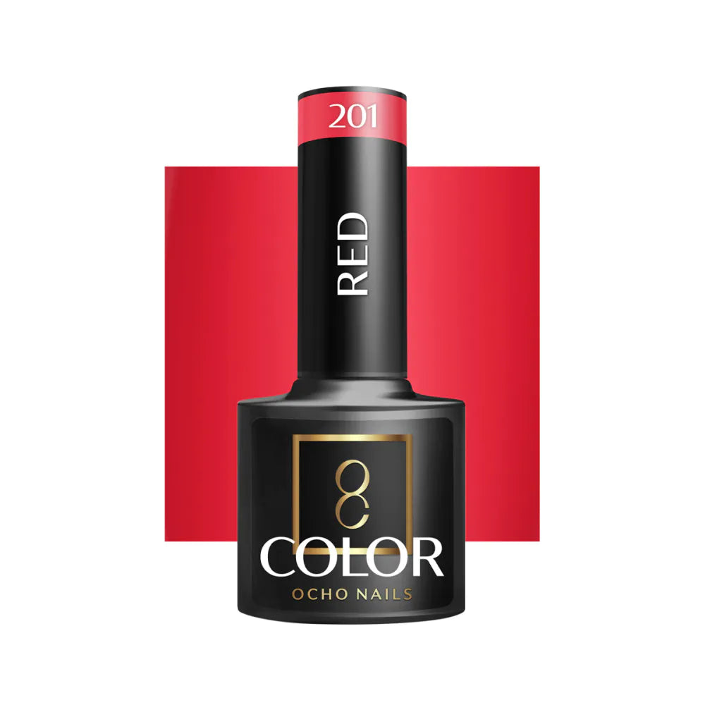 OCHO NAILS Hybrid-Nagellack rot 201 - 5 g