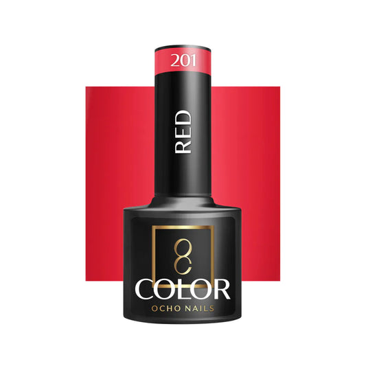 OCHO NAILS Hybrid-Nagellack rot 201 - 5 g