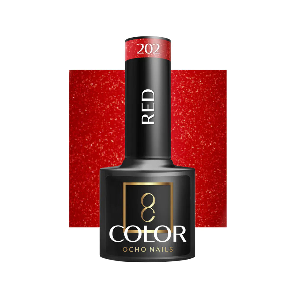 OCHO NAILS Hybrid-Nagellack rot 202 -5 g