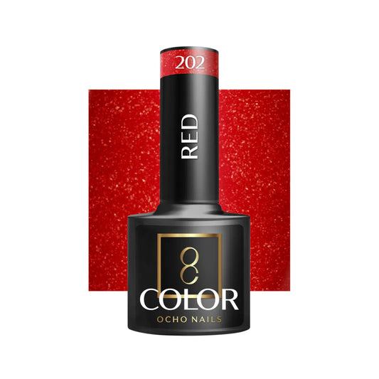 OCHO NAILS Hybrid-Nagellack rot 202 -5 g