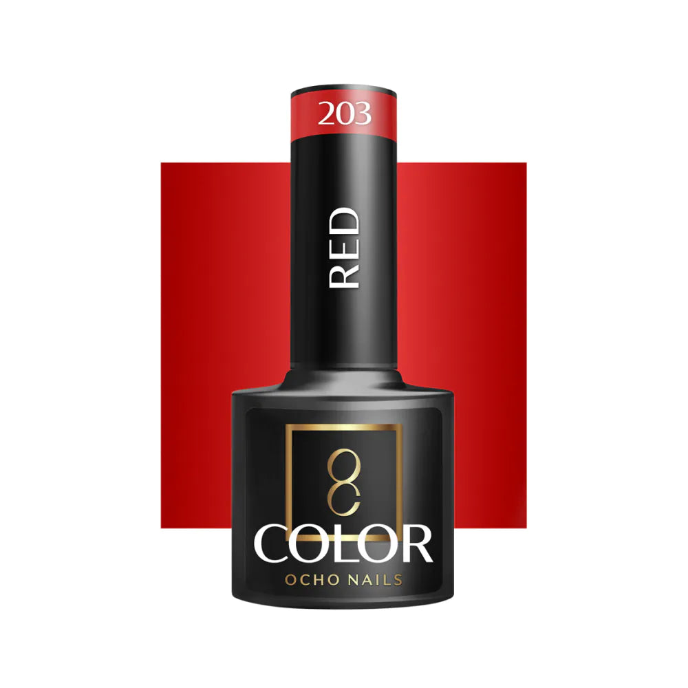 OCHO NAILS Hybrid-Nagellack Rot 203 - 5 g