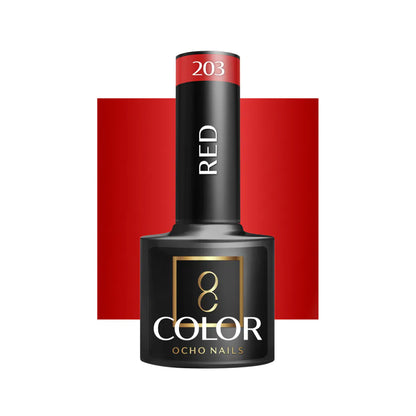 OCHO NAILS Hybrid-Nagellack Rot 203 - 5 g