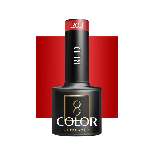 OCHO NAILS Hybrid-Nagellack Rot 203 - 5 g