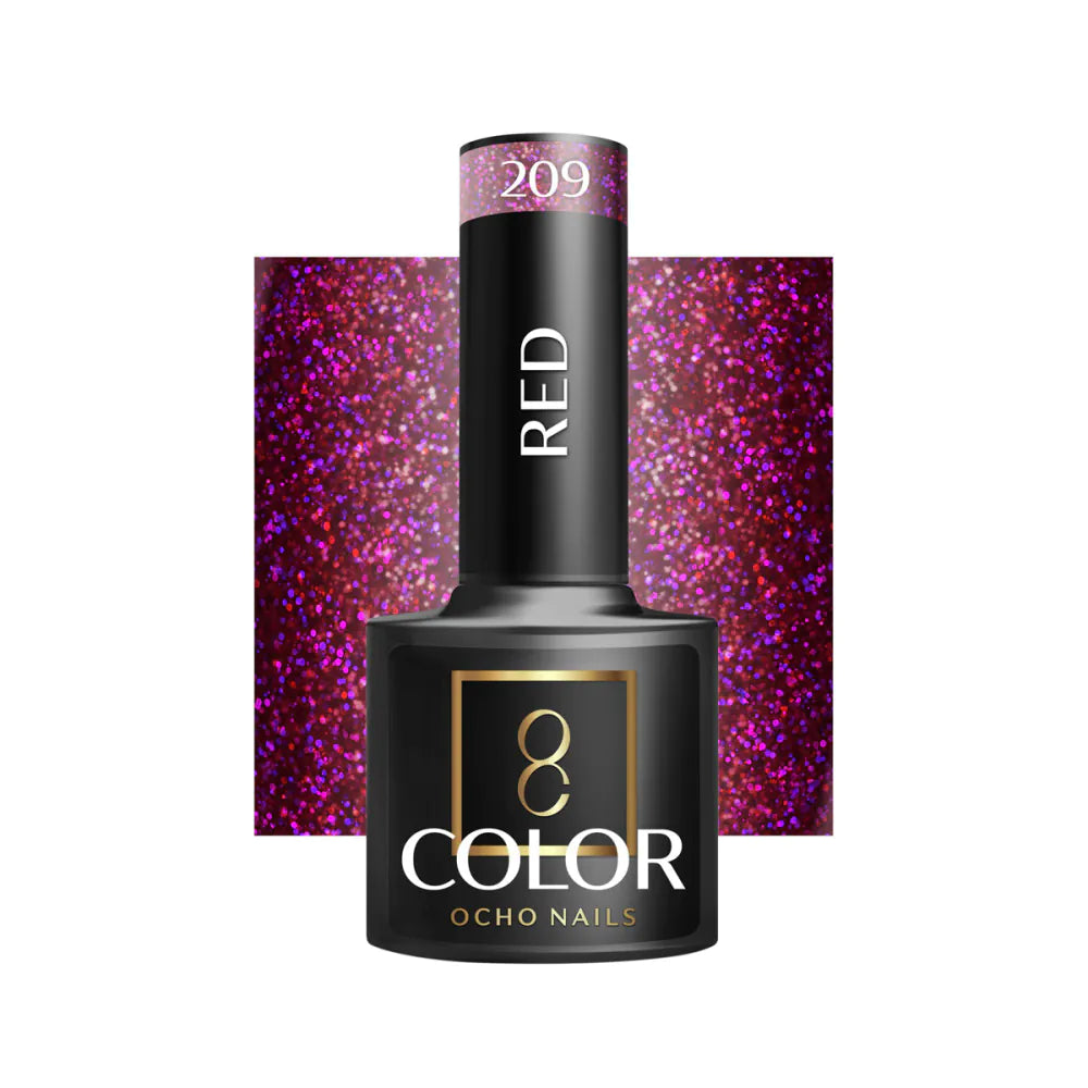 OCHO NAILS Hybrid-Nagellack Rot 209 - 5 g