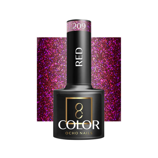OCHO NAILS Hybrid-Nagellack Rot 209 - 5 g