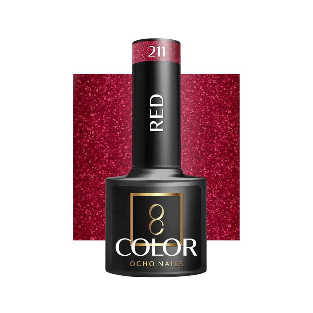 OCHO NAILS Hybrid-Nagellack rot 211 - 5 g