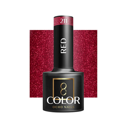 OCHO NAILS Hybrid-Nagellack rot 211 - 5 g
