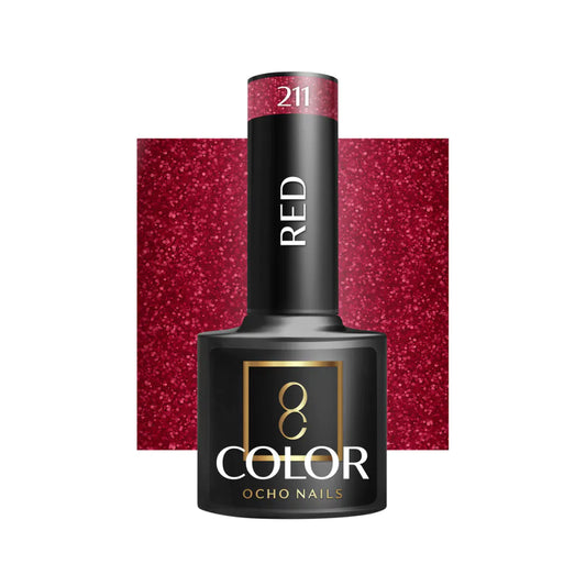 OCHO NAILS Hybrid-Nagellack rot 211 - 5 g