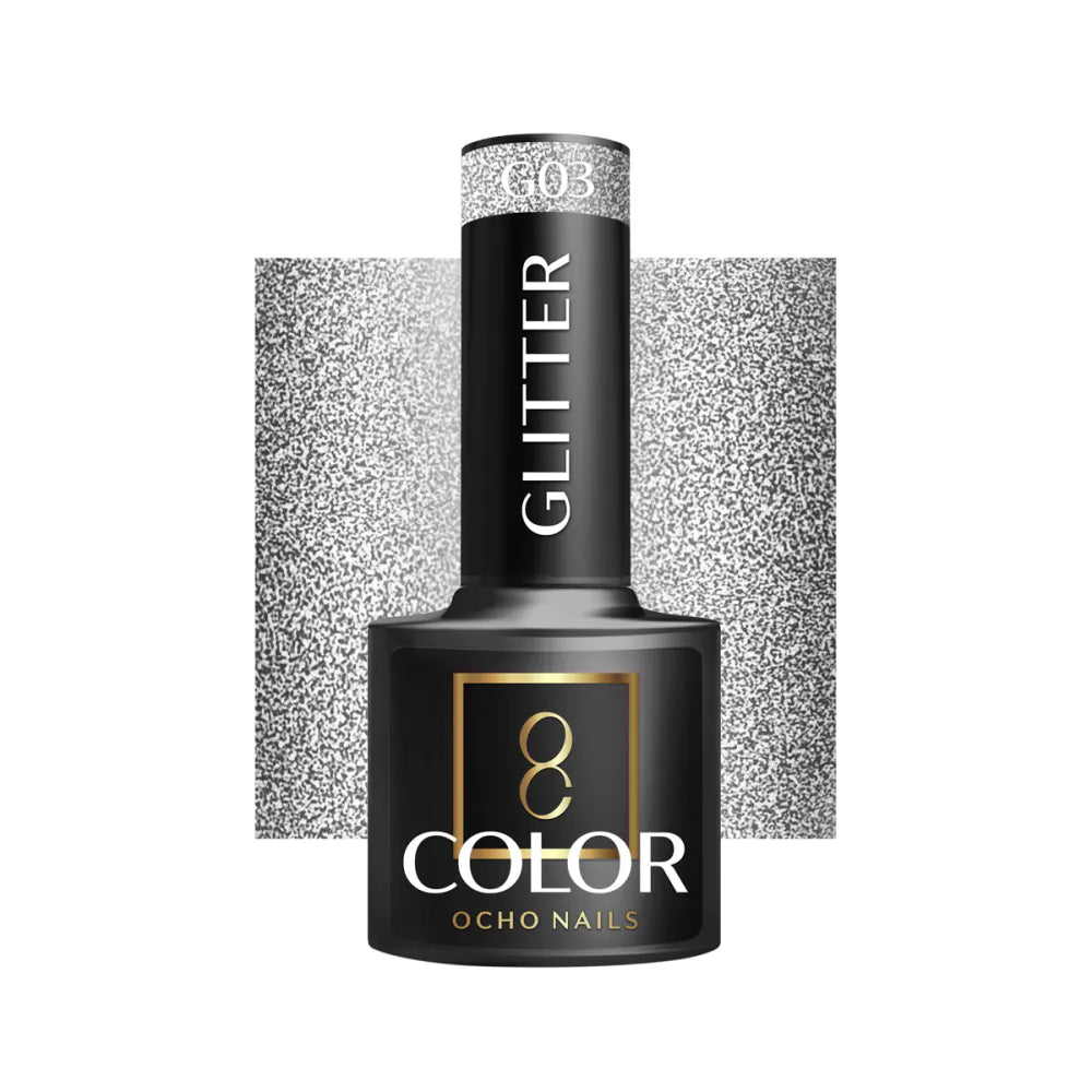 OCHO NAILS Hybrid-Nagellack Glitter G03 -5 g