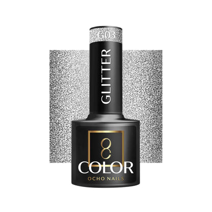 OCHO NAILS Hybrid-Nagellack Glitter G03 -5 g