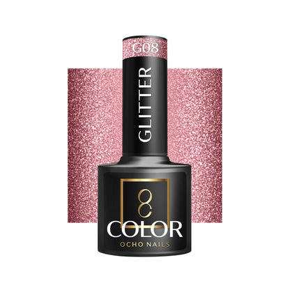 OCHO NAILS Glitter hybrid varnish G08 -5 g