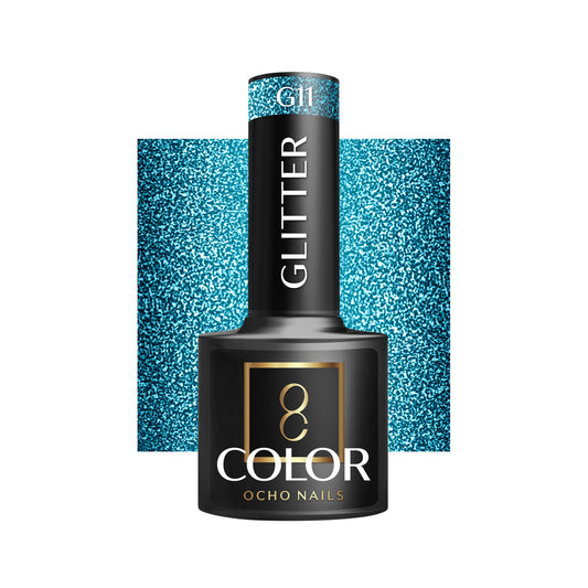 OCHO NAILS G11 glitrový hybridní lak na nehty -5 g