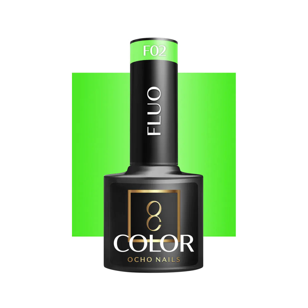 OCHO NAILS Hybrid-Nagellack Fluo F02 -5 g