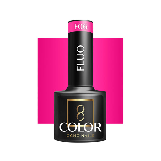 OCHO NAILS Fluo F06 hybridní lak -5g
