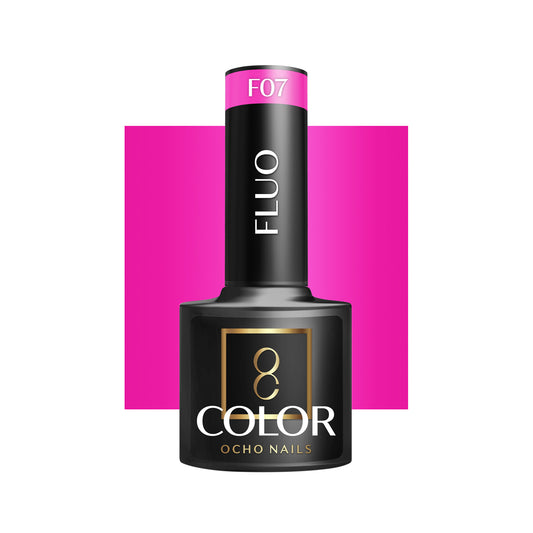 OCHO NAILS Fluo F07 hybridní lak -5g