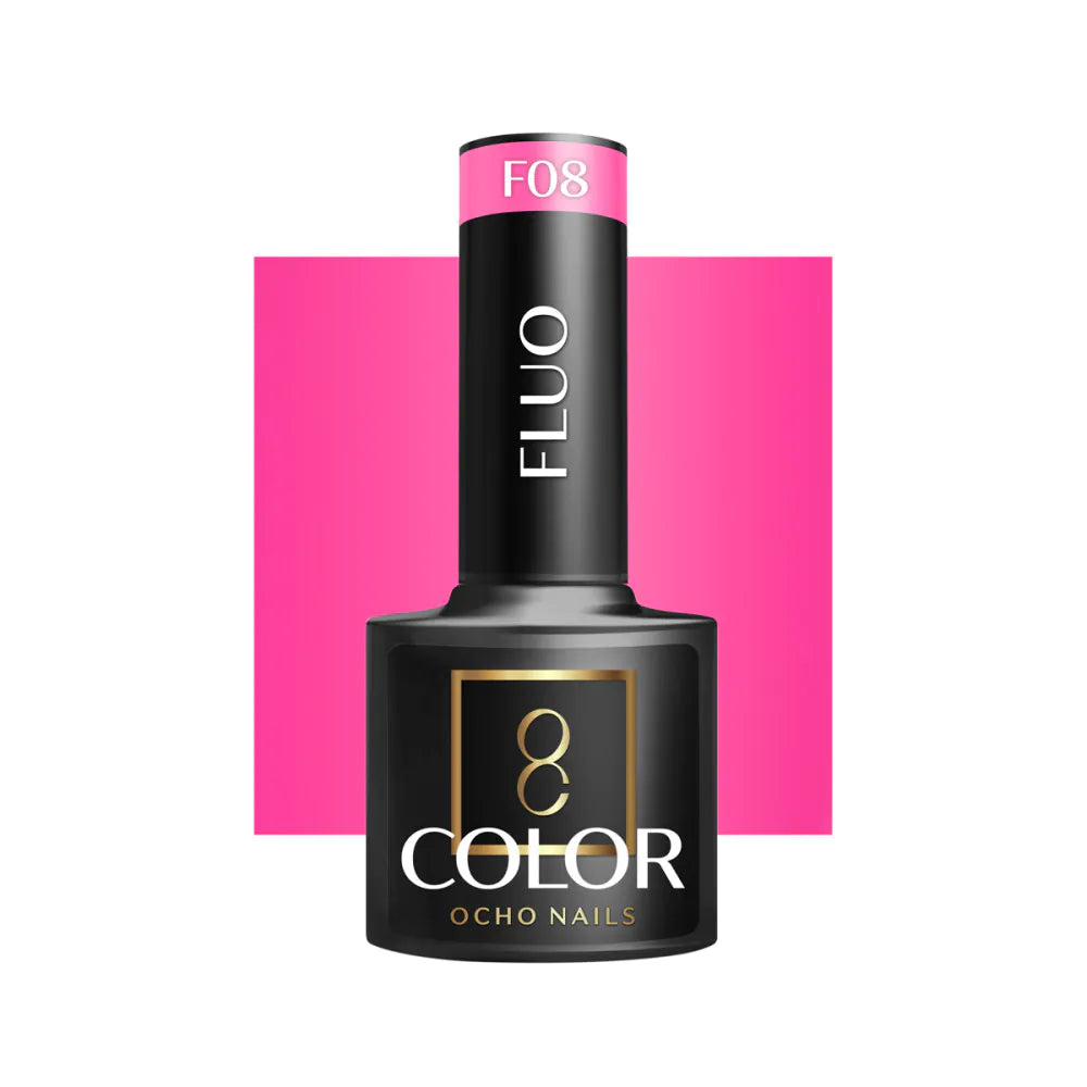OCHO NAILS Hybrid-Nagellack Fluo F08 - 5 g
