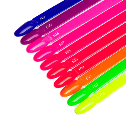 OCHO NAILS Hybrid-Nagellack Fluo F08 - 5 g