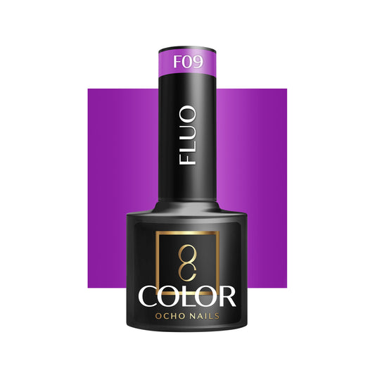 OCHO NAILS Fluo F09 hybridní lak -5g