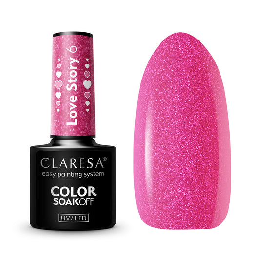 CLARESA LOVE STORY Hybrid Nail Polish 6 - 5g