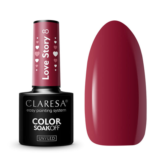 CLARESA LOVE STORY Hybrid Nail Polish 8 - 5g