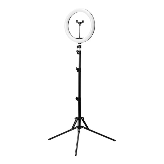 GLOW kruhová lampa prsten 13"" bsc se stativem 10W 