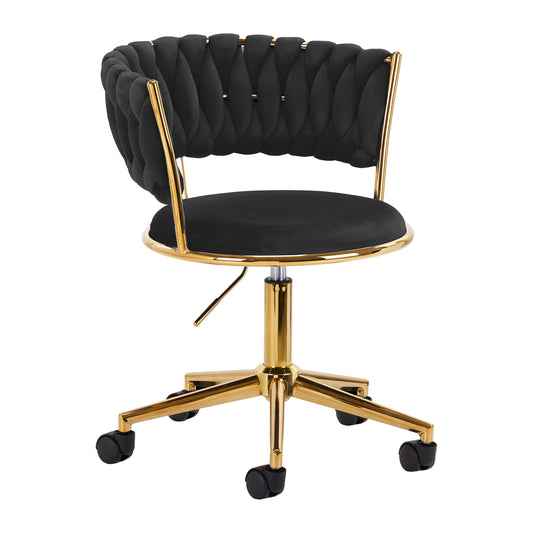 4Rico swivel chair QS-GW01G velvet black