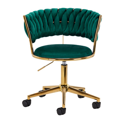 4Rico swivel chair QS-GW01G velvet green