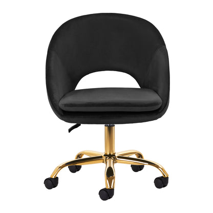4Rico swivel chair QS-MF18G velvet black