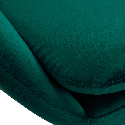4Rico swivel chair QS-MF18G velvet green