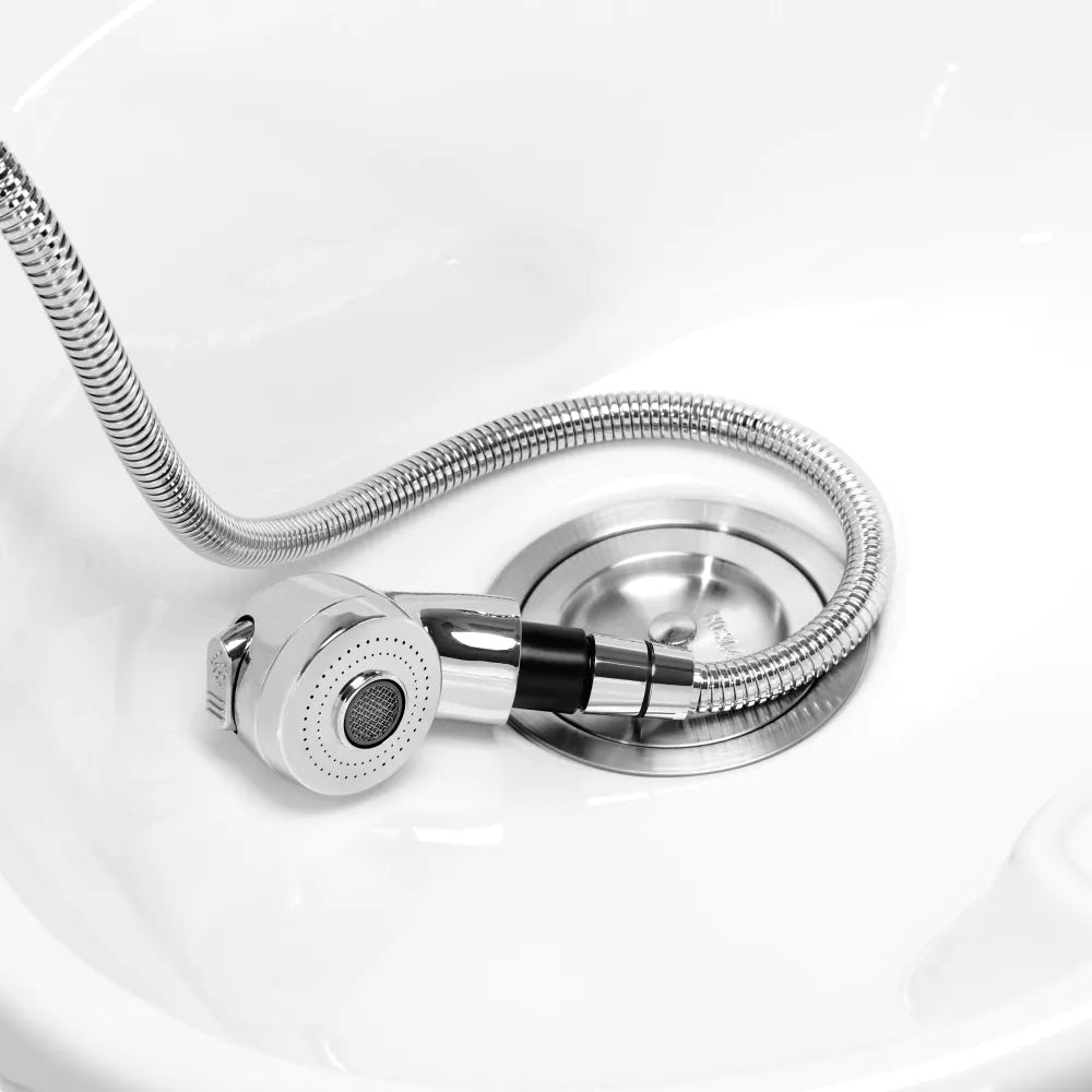 Elektrická kadeřnická mycí jednotka Gabbiano TRYCHO černá 