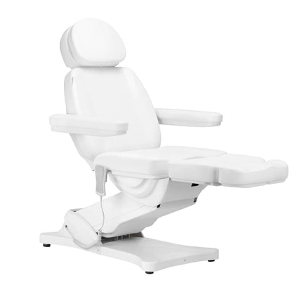 Elektrické kosmetické křeslo SILLON CLASSIC, 3 motory, bílé 