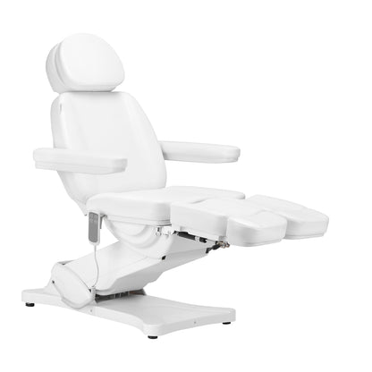 Elektrické kosmetické křeslo SILLON CLASSIC se 2 pedi motory, bílé 