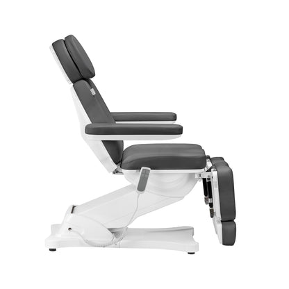 Elektrické kosmetické křeslo SILLON CLASSIC se 2 pedi motory, šedé 