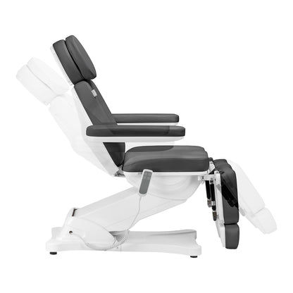 Elektrické kosmetické křeslo SILLON CLASSIC se 2 pedi motory, šedé 