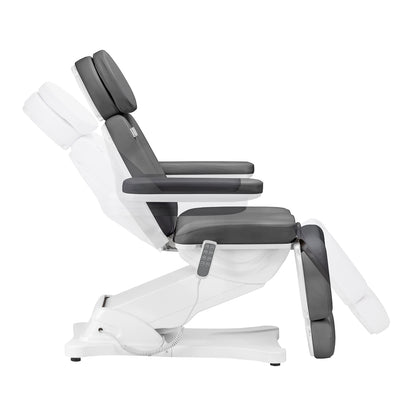 Elektrické kosmetické křeslo SILLON CLASSIC, 4 motory, s kolébkou, šedé 