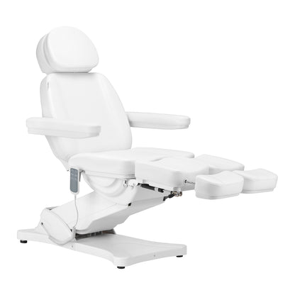 Elektrické kosmetické křeslo SILLON CLASSIC, 3 motory, s kolébkou pro pedi, bílá 