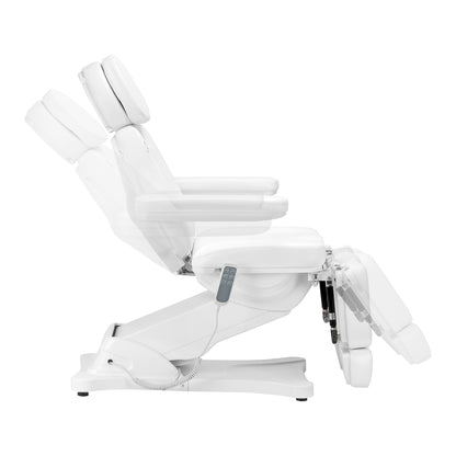 Elektrické kosmetické křeslo SILLON CLASSIC, 3 motory, s kolébkou pro pedi, bílá 