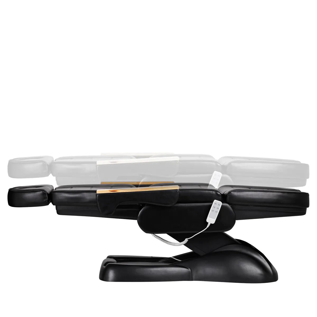 SILLON Lux 273b elektrischer Kosmetikstuhl + 304 Hocker, schwarz