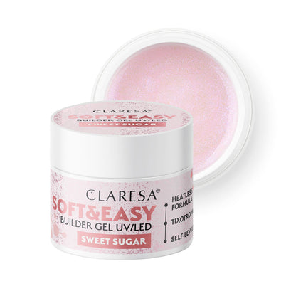 Claresa stavební gel Soft&amp;Easy gel sladký cukr 12g